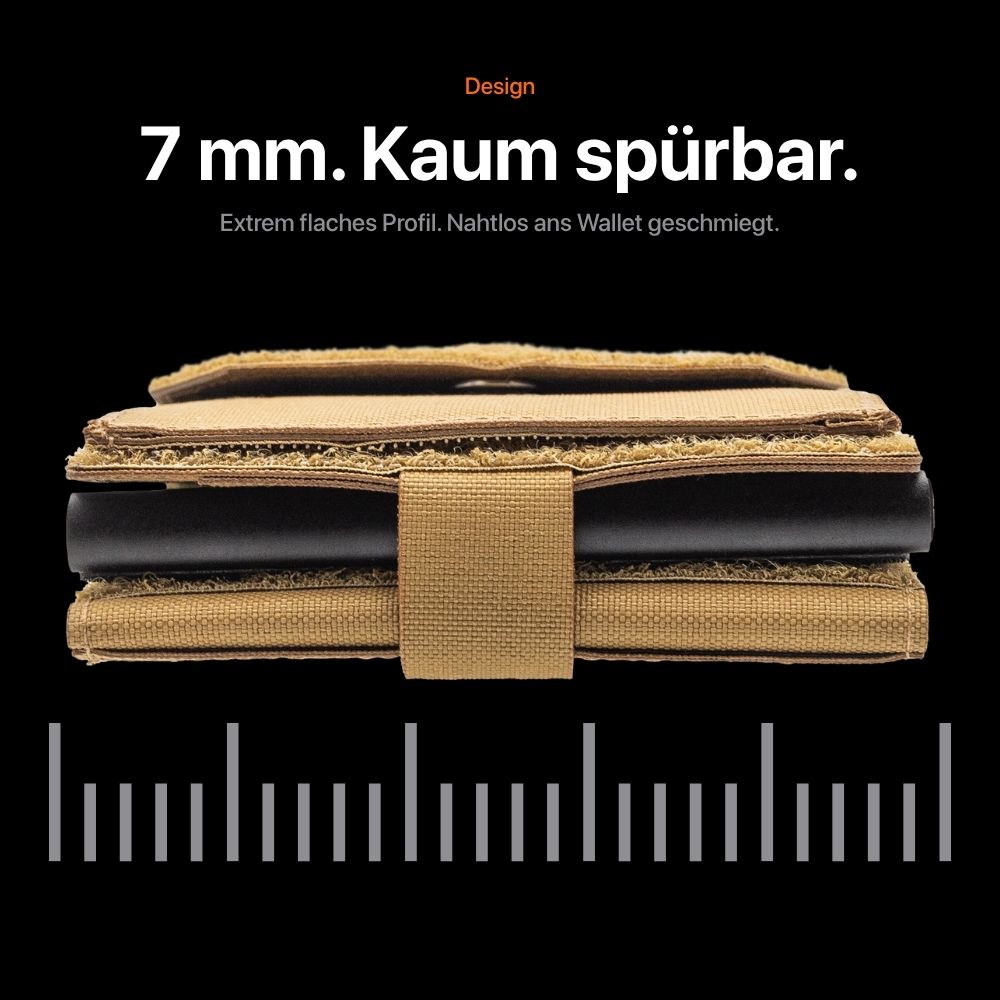 Tactical Wallet Münzfach - Coyote