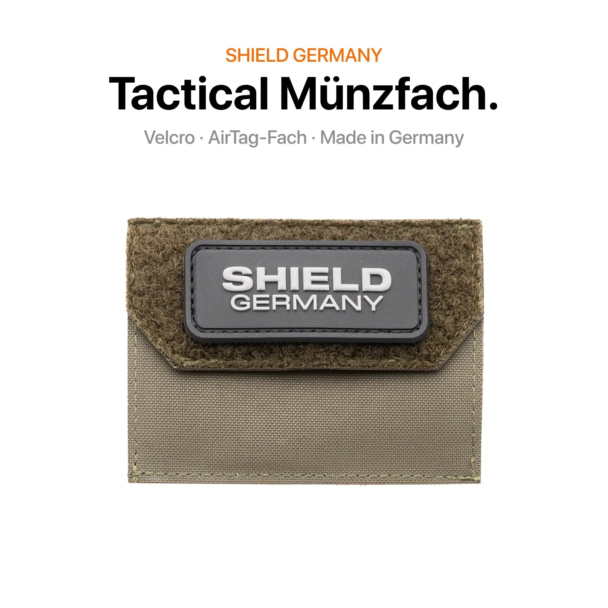 Tactical Wallet Münzfach - Steingrau Oliv