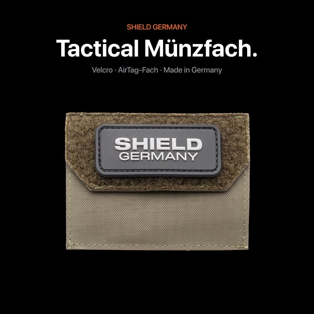 Tactical Wallet Münzfach - Steingrau Oliv
