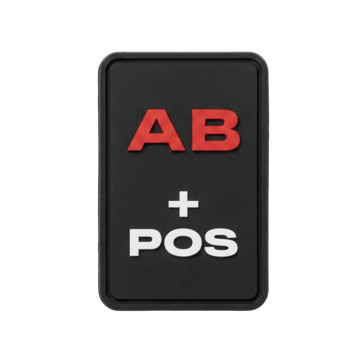 Rubberpatch Blutgruppe AB+ (POS)