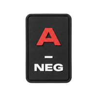Rubberpatch Blutgruppe A- (NEG)