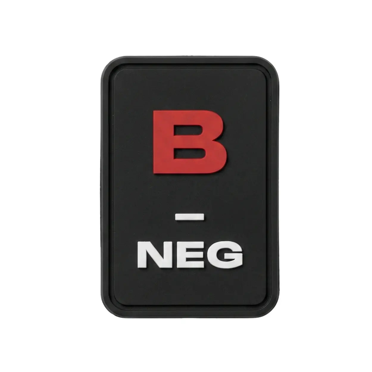 Rubberpatch Blutgruppe B- (NEG)