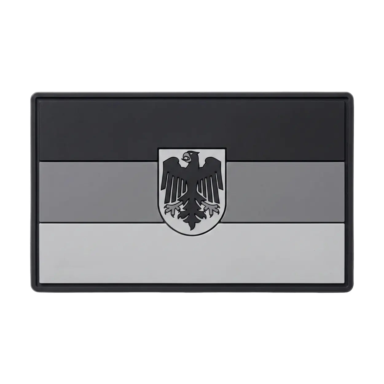 Rubberpatch DE-Flagge - Grau