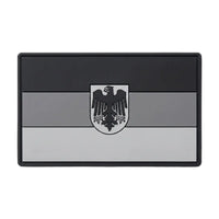 Rubberpatch DE-Flagge - Grau
