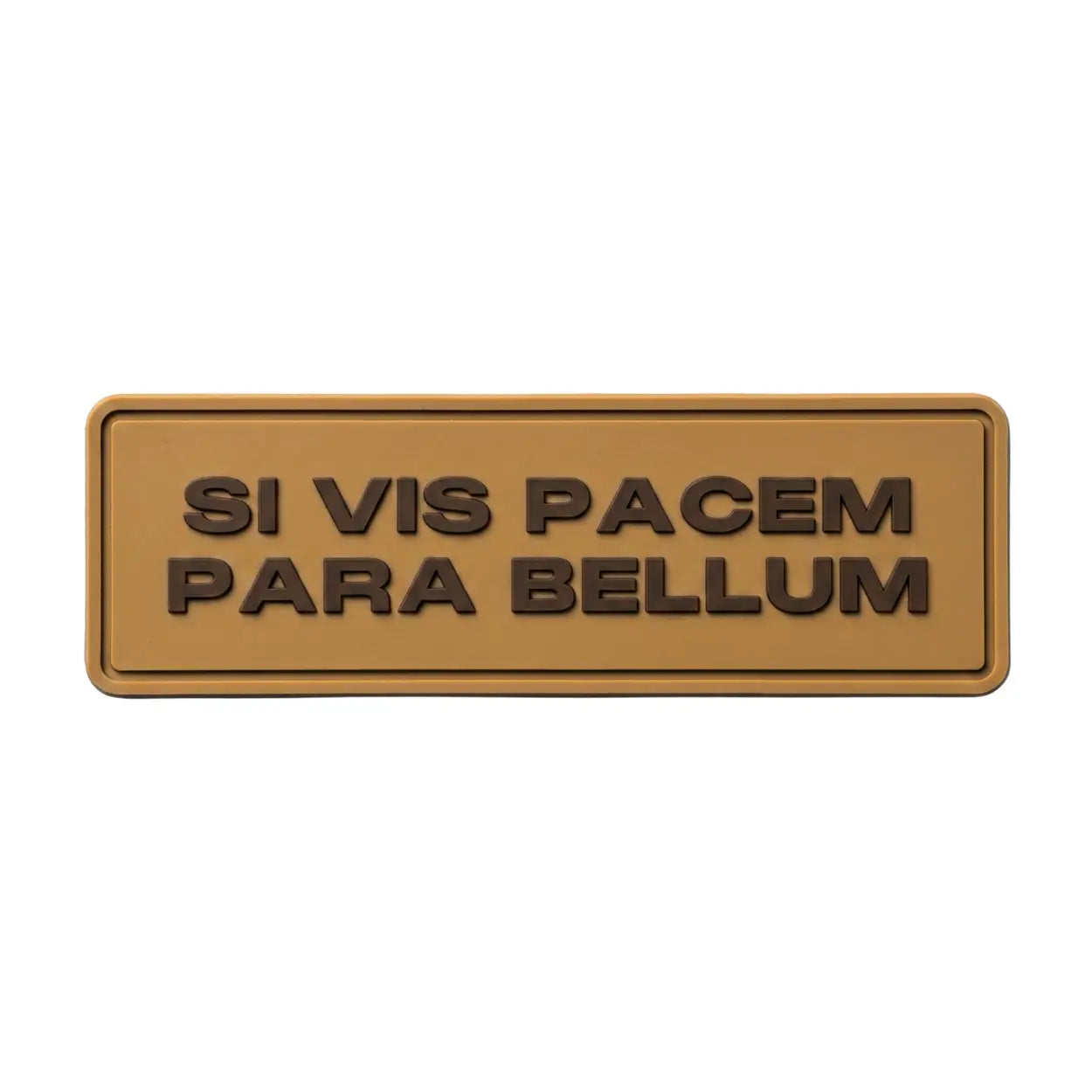 Rubberpatch „Si vis pacem para bellum“