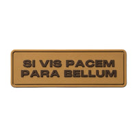 Rubberpatch „Si vis pacem para bellum“