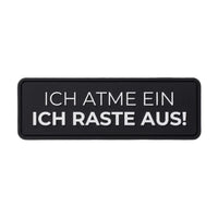 Rubberpatch „Ich atme ein, ich raste aus!“