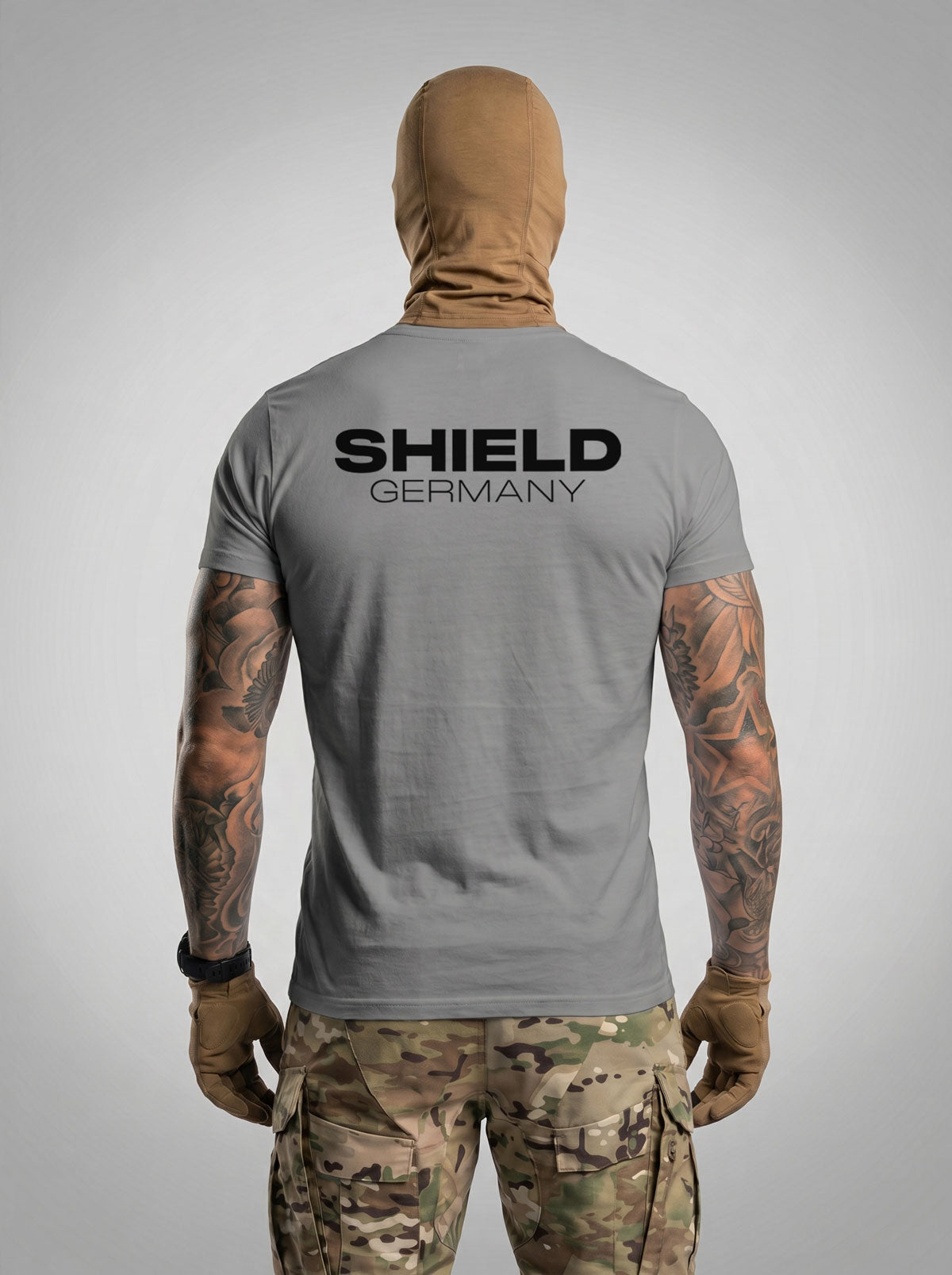 SHIELD Germany Logo T-Shirt - Dunkelgrau