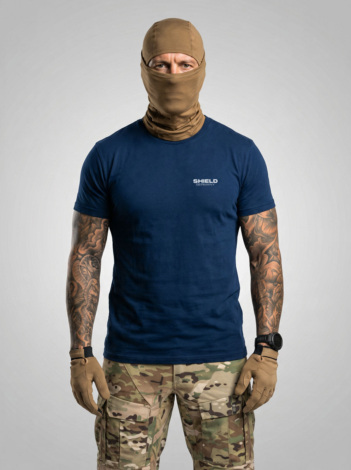 SHIELD Germany Logo T-Shirt - Navy