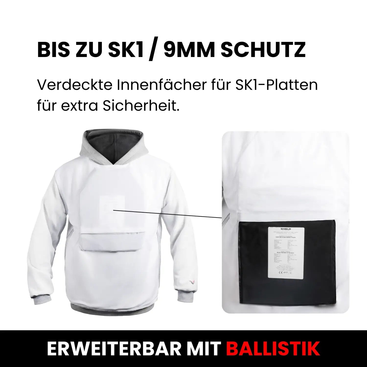 Protector Pro Hoodie - Schnitt- und Stichhemmend