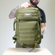 45L backpack ECHO in stone grey-olive