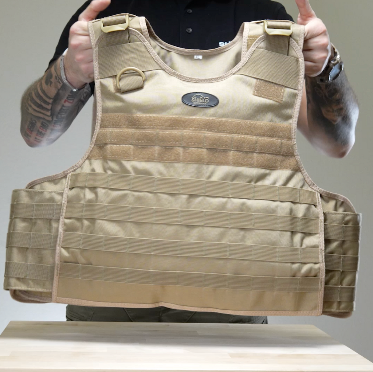 ALPHA tactical vest - Sand SK1 to SK4