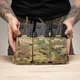 3 long magazine pouch Klick BRAVO in multicam