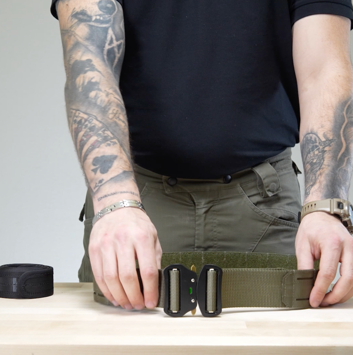 Tactical Belt in stone grey-olive