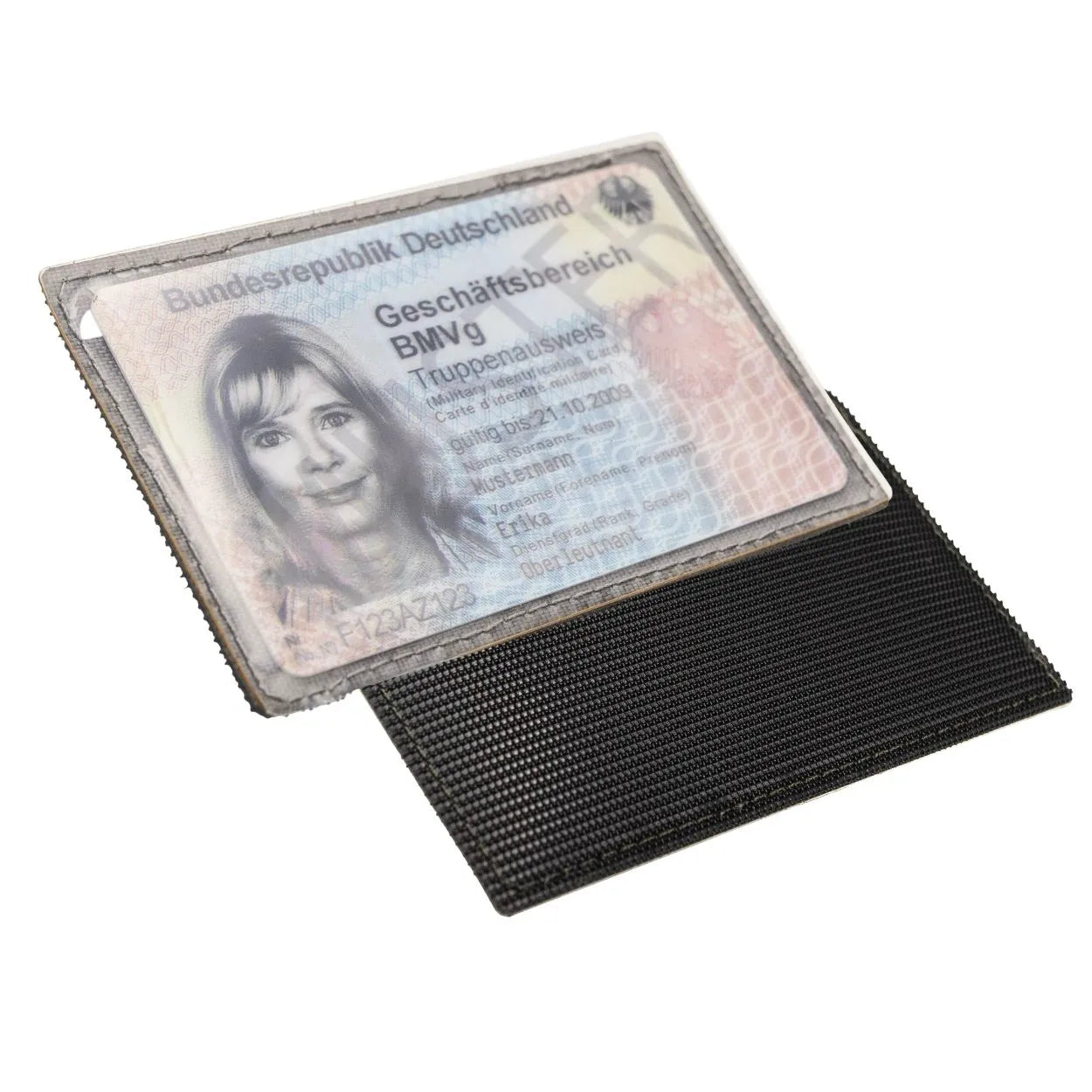 Ausweisfach mit Hakenklett in WG