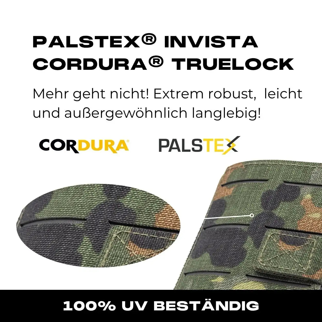 Tactical Wallet inkl. 3x Patch + Münzfach - 5 Farben Flecktarn