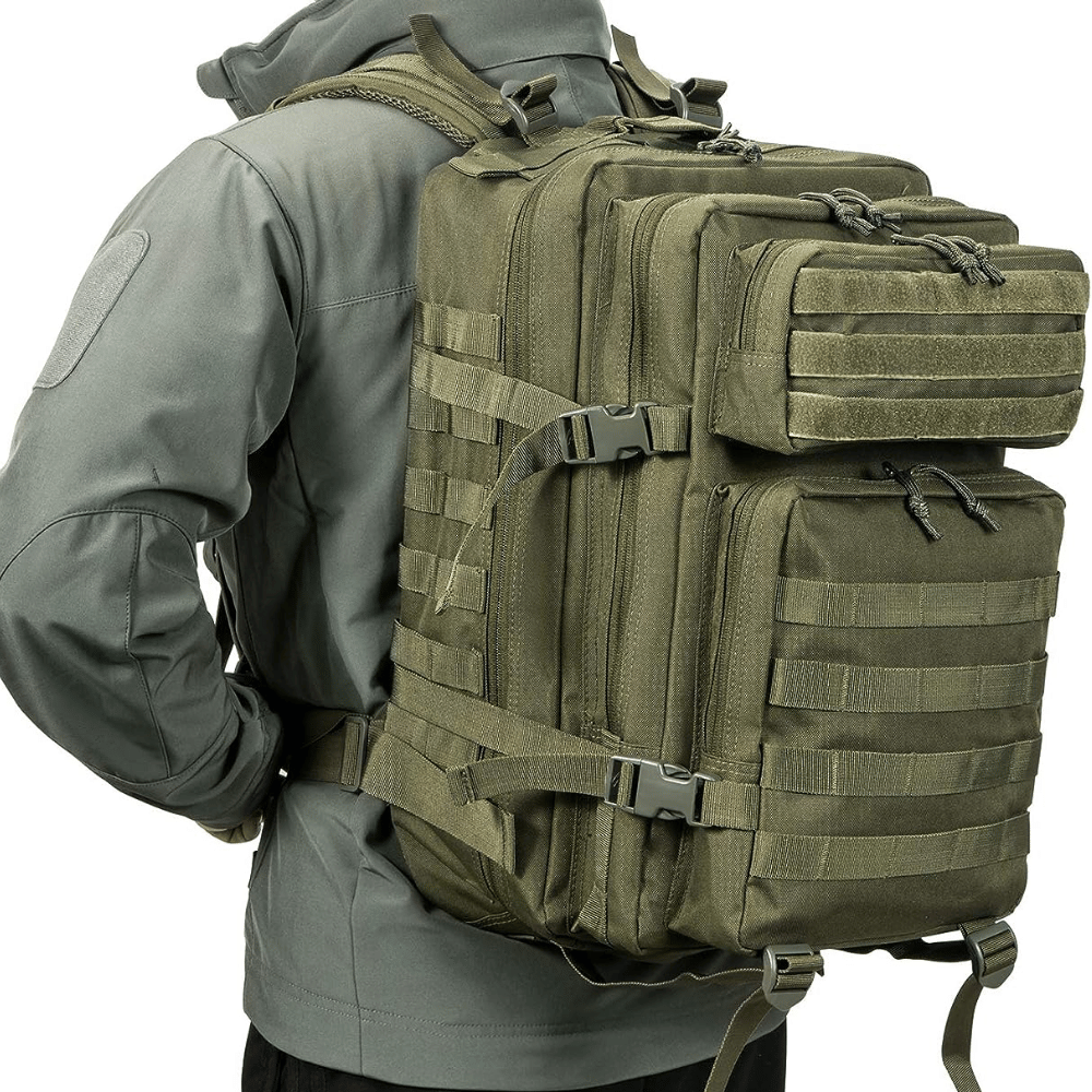 45L backpack ECHO in stone grey-olive