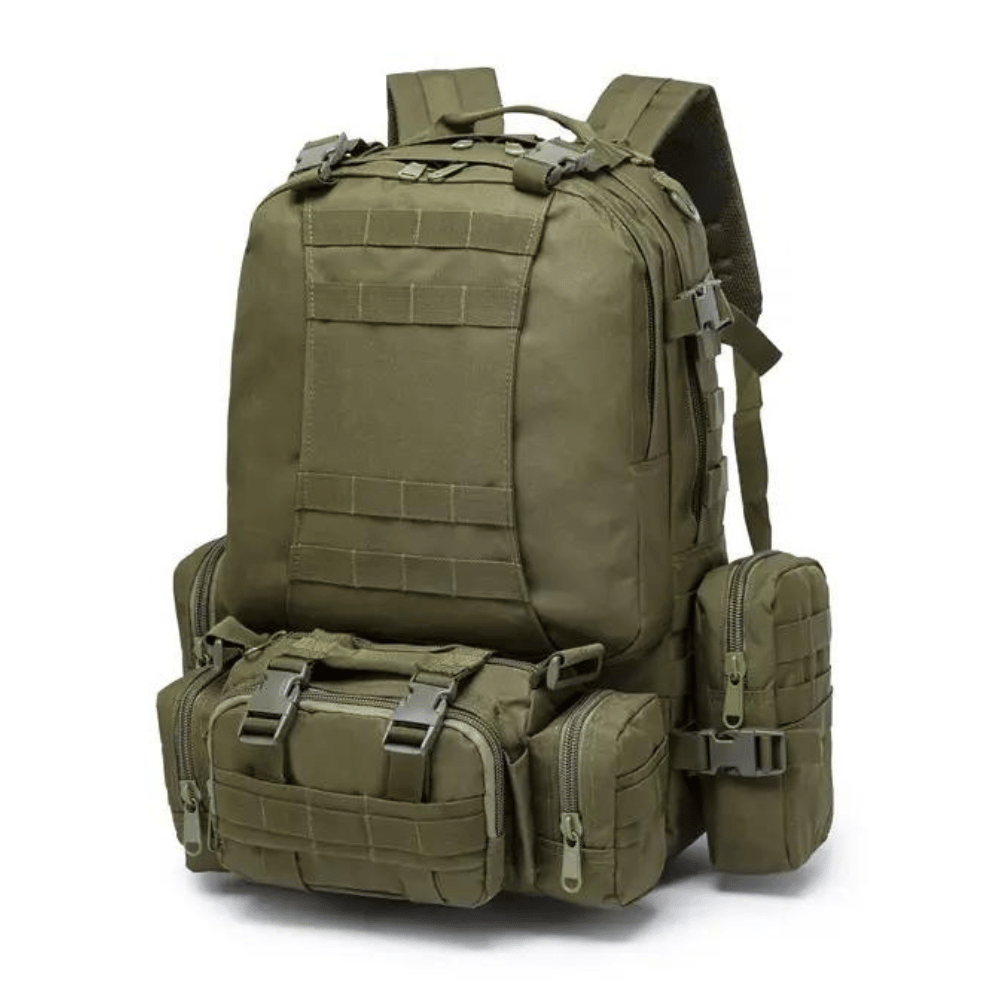 56L backpack ECHO in stone grey-olive