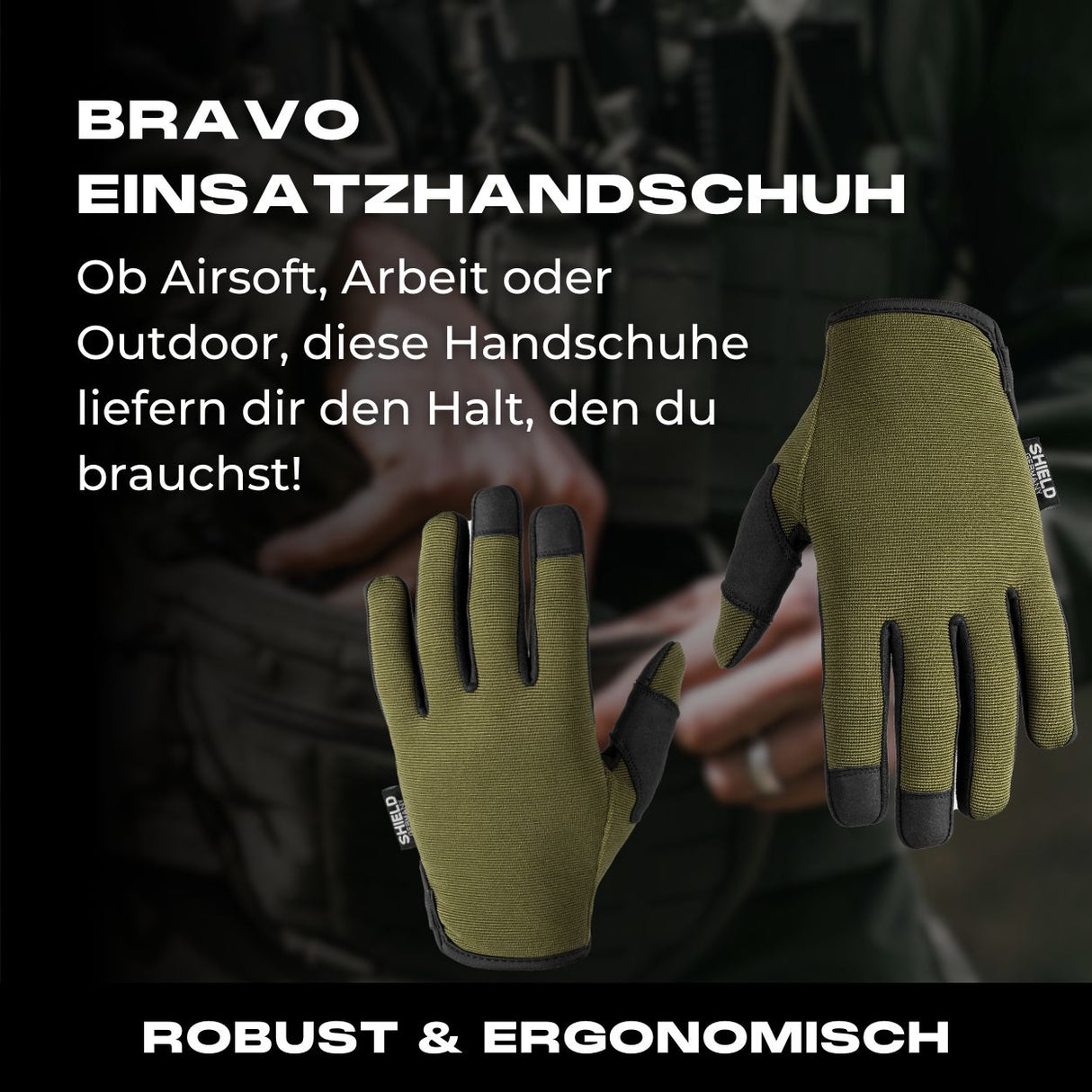 EDC Bundle in steingrau- oliv - mit Tactical Wallet