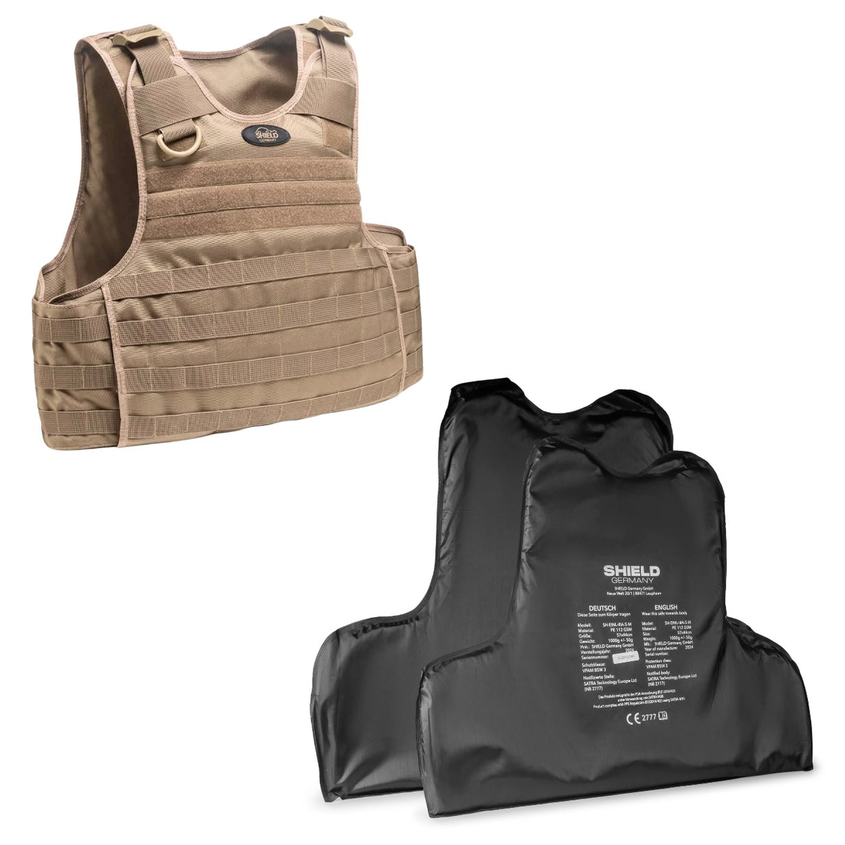 ALPHA tactical vest - Sand SK1 to SK4