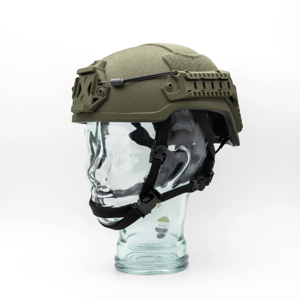 NIJ-IIIA FAST Helmet High-Cut Stone Gray Olive