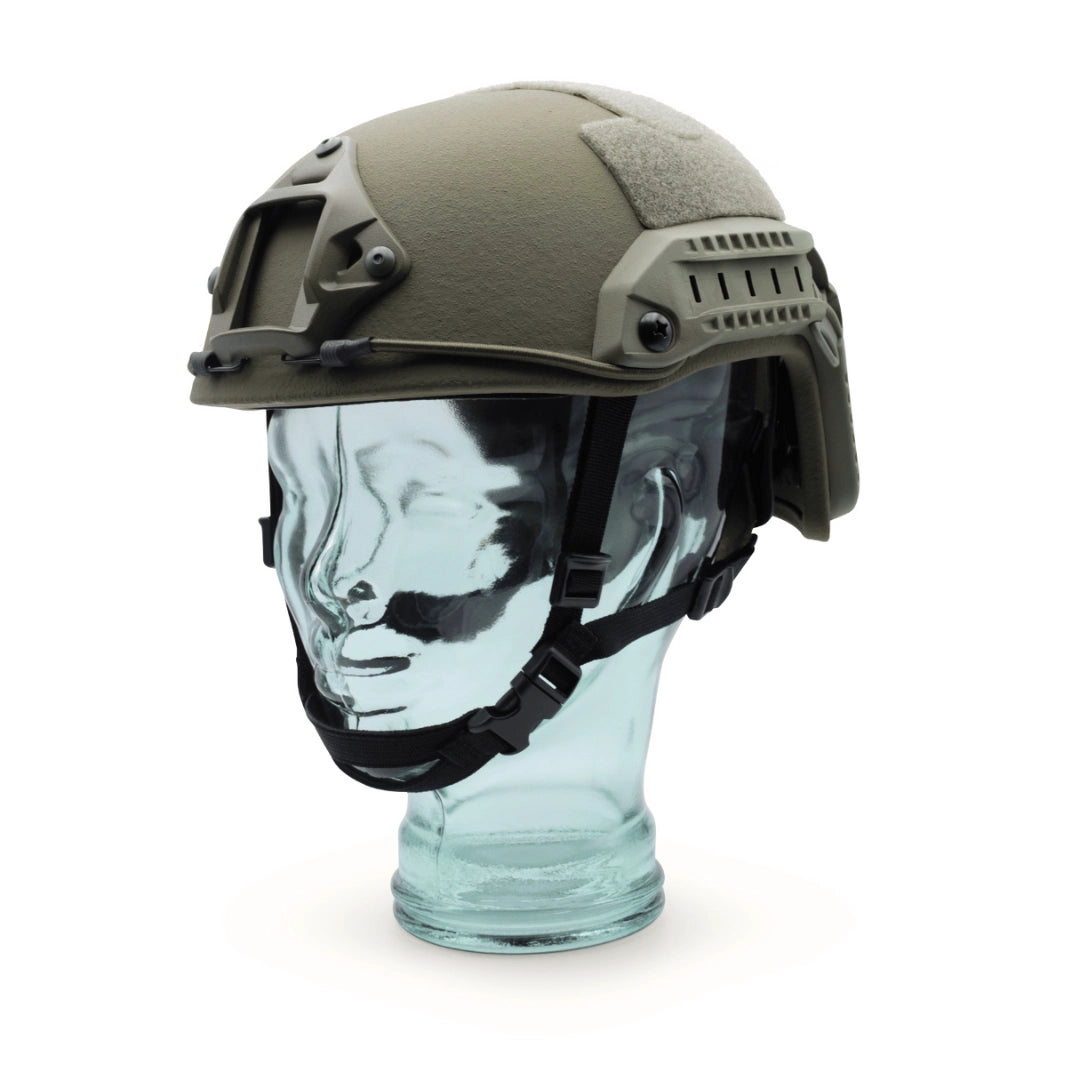 NIJ-IIIA FAST Helm Normal-Cut Oliv L (59-62cm)