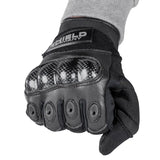 Tactical Carbon Gloves - BLACK