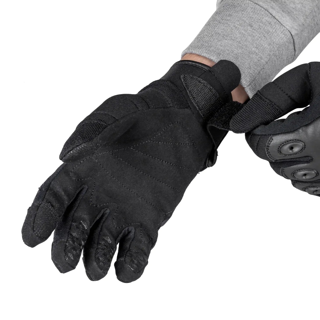 Tactical Carbon Gloves - BLACK