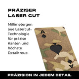 Lasercut Patch - Ace of Spades - Multicam Hell