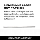 Lasercut Patch - DEU - Schwarz