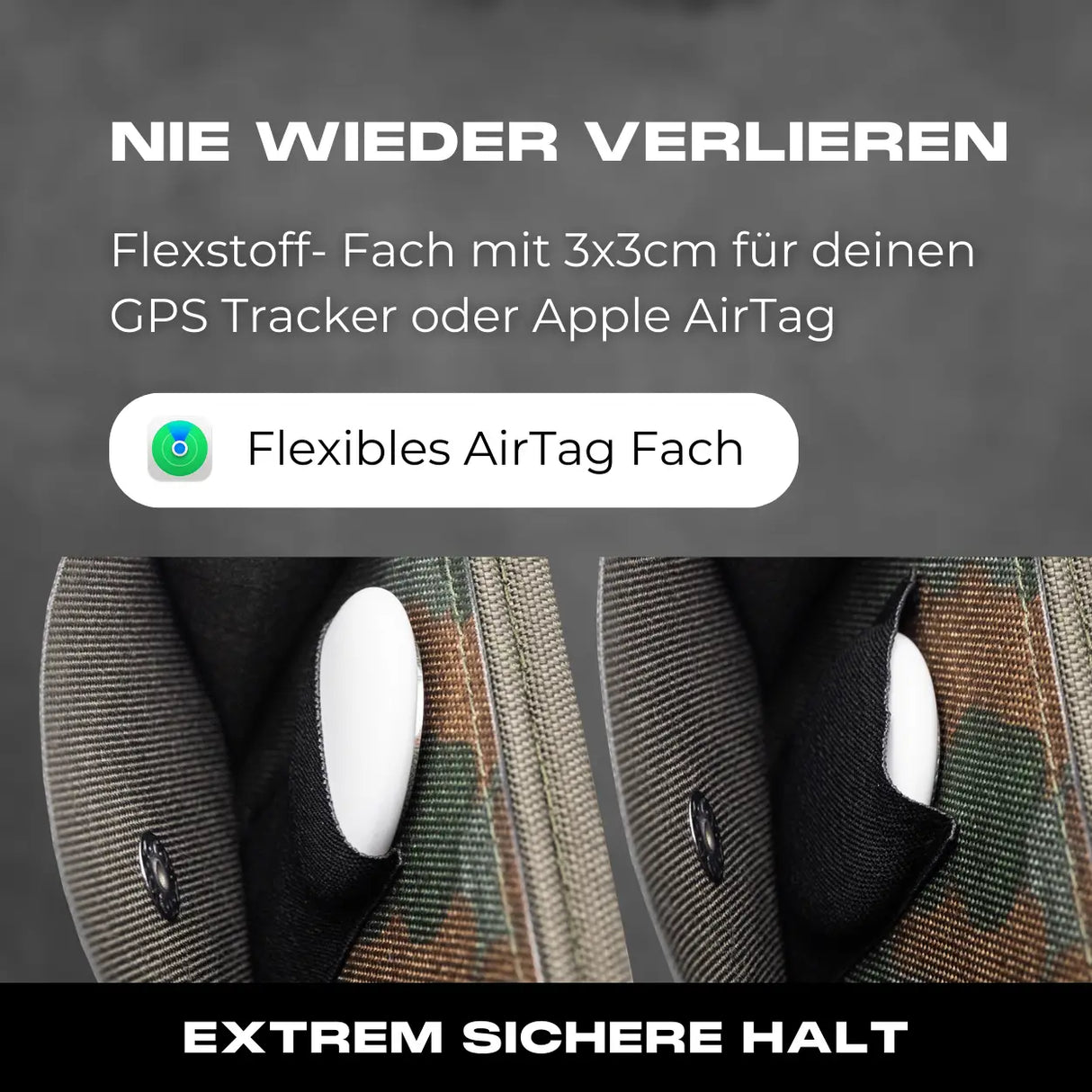 Tactical Wallet Münzfach - 5-Farben Flecktarn