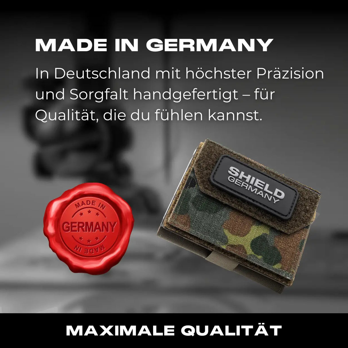 Tactical Wallet Münzfach - 5-Farben Flecktarn