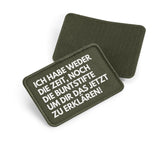 Klettpatch 10 x 6.5cm - Keine Buntstifte