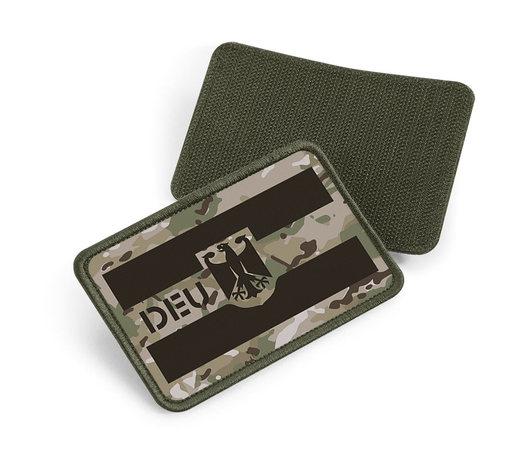 Velcro patch 10 x 6.5cm - DEU with eagle