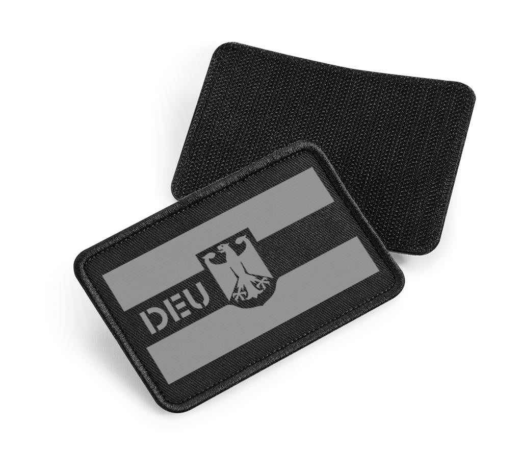 Velcro patch 10 x 6.5cm - DEU with eagle