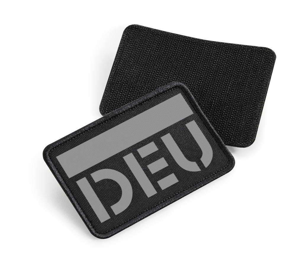 Velcro patch 10 x 6.5cm - DEU