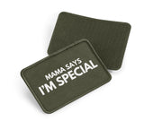 Velcro patch 10 x 6.5cm - Mama says