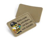 Velcro patch 10 x 6.5cm - do not push