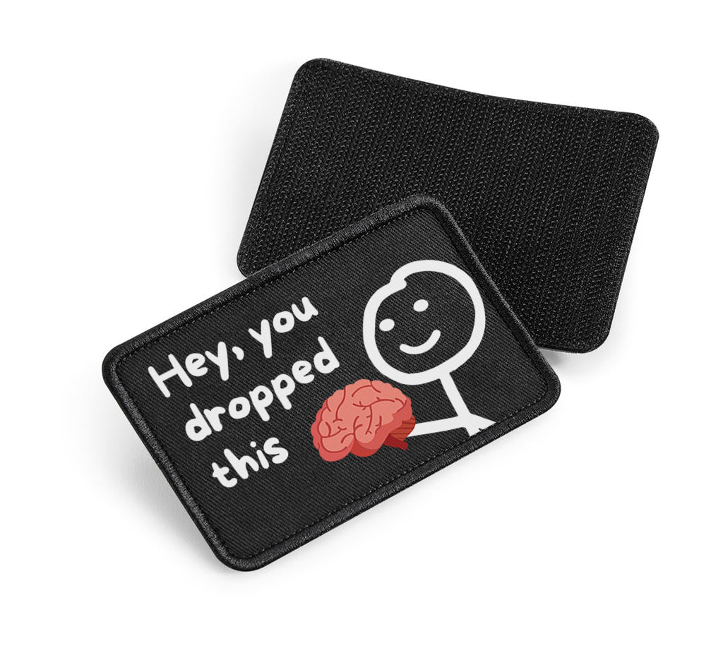 Velcro patch 10 x 6.5cm - you dropped this