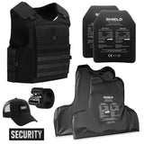 Security Bundle - Delta Tactical Weste, Gürtel, Cap & Patch