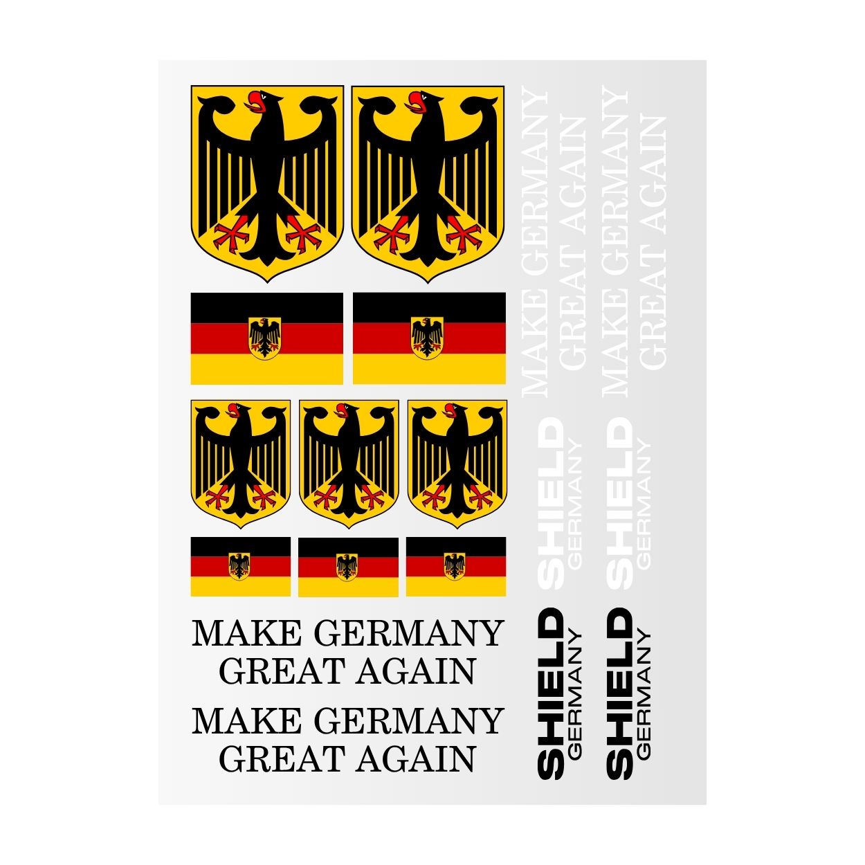 Sticker Set - Patriot - DIN A5
