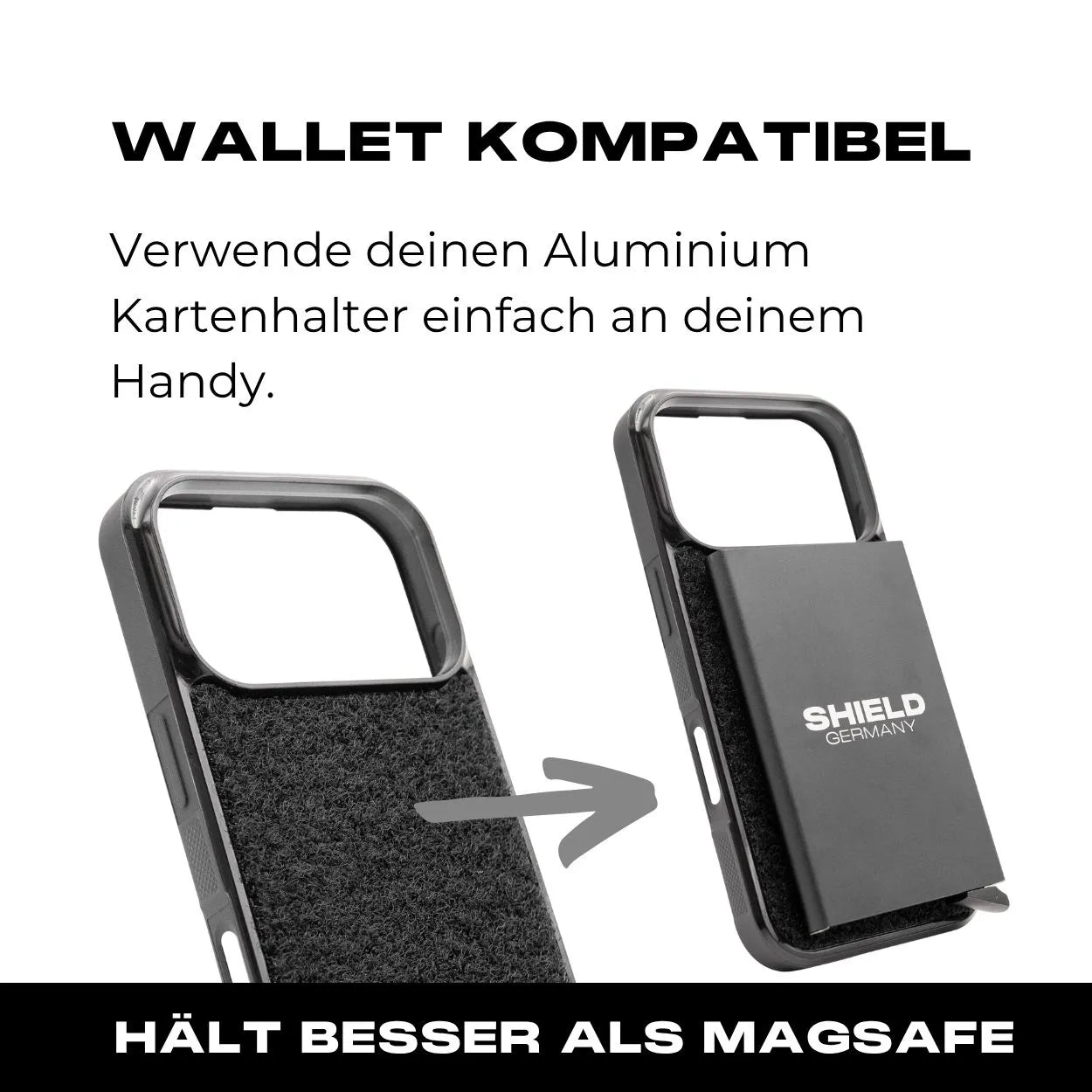 Tactical Case mit schwarzem Flauschklett - iPhone 17 Reihe