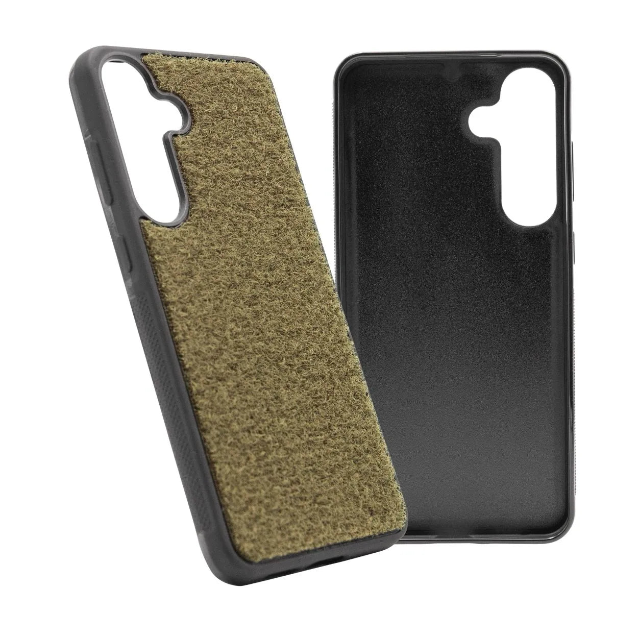 Tactical Case mit Steingrau Oliv Flauschklett - Samsung Galaxy S25 Reihe