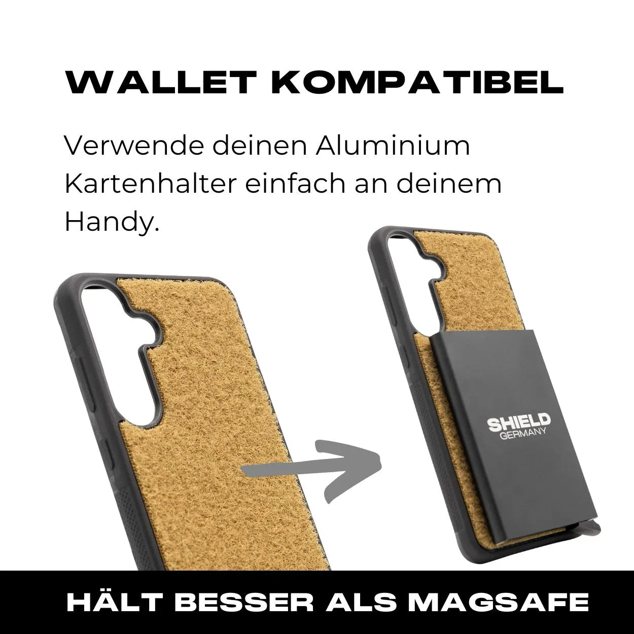 Tactical Case mit Coyote Flauschklett - Samsung Galaxy S25 Reihe