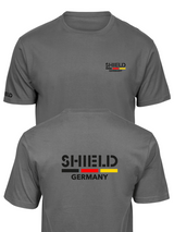SHIELD Germany DE-Colors Logo T-Shirt stone grey