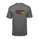 SHIELD Germany DE-Colors Logo T-Shirt stone grey