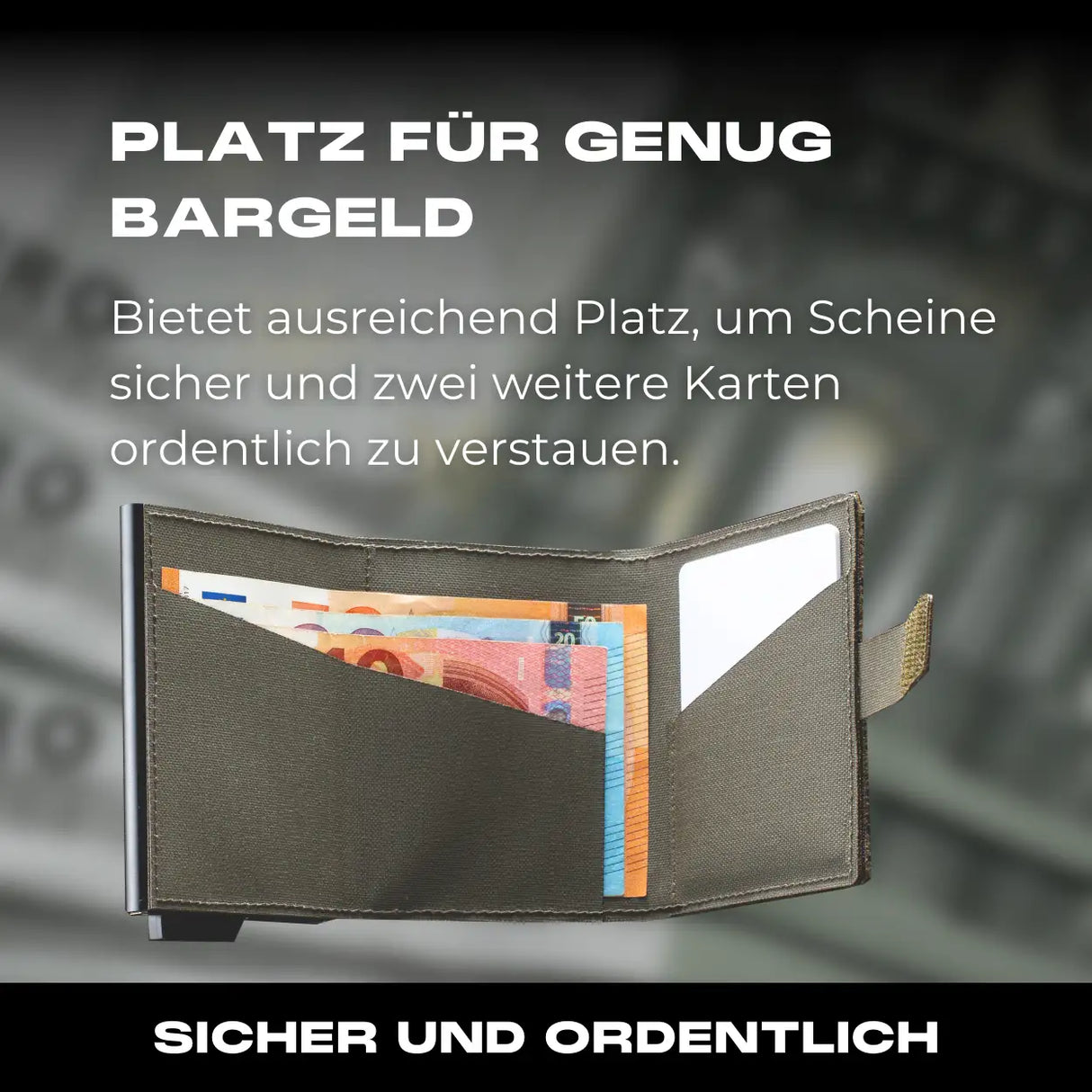 Tactical Wallet First Edition- Steingrau Oliv